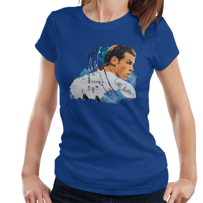 Sidney Maurer Original Portrait Of Gareth Bale Women's T-Shirt