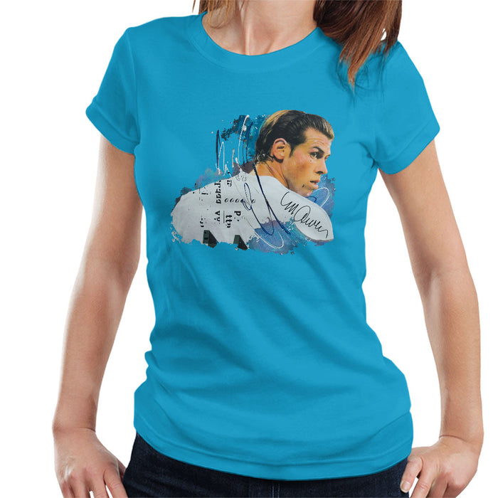 Sidney Maurer Original Portrait Of Gareth Bale Women's T-Shirt
