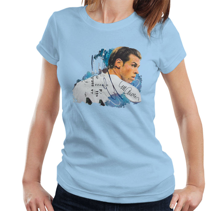 Sidney Maurer Original Portrait Of Gareth Bale Women's T-Shirt
