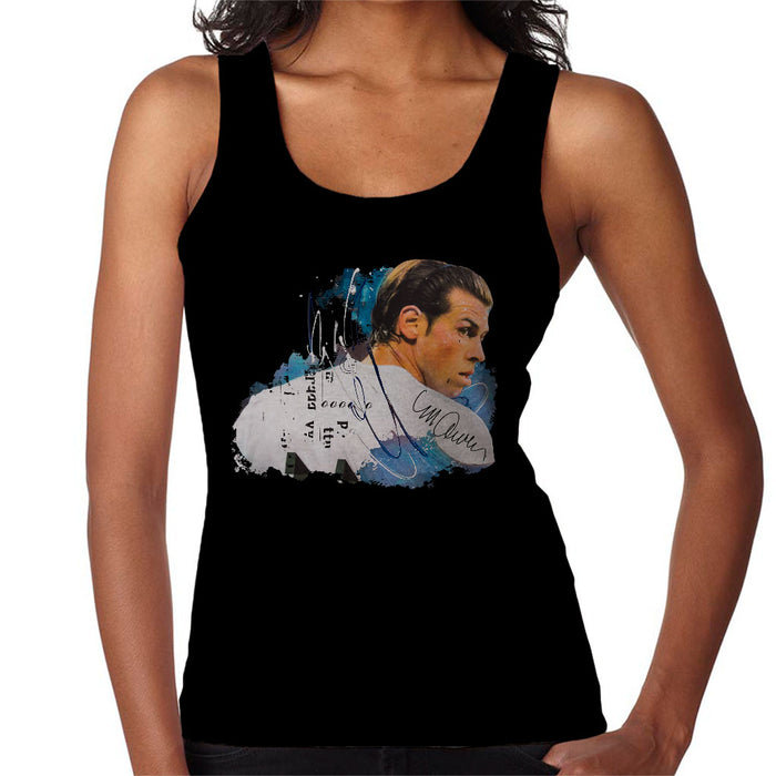 Sidney Maurer Original Portrait Of Gareth Bale Women's Vest