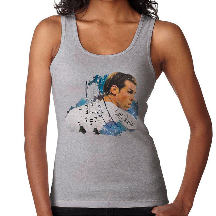 Sidney Maurer Original Portrait Of Gareth Bale Women's Vest