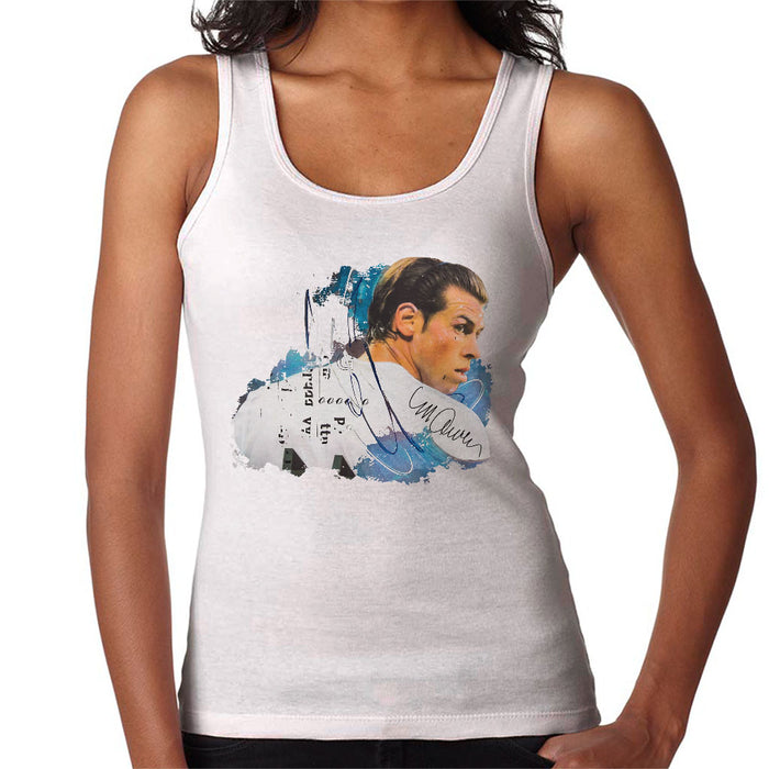 Sidney Maurer Original Portrait Of Gareth Bale Women's Vest