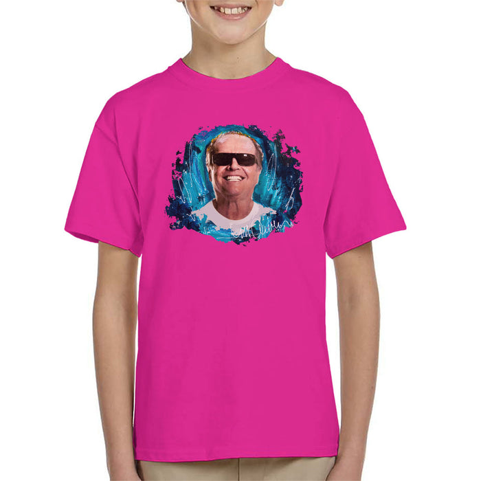 Sidney Maurer Original Portrait Of Jack Nicholson Kid's T-Shirt