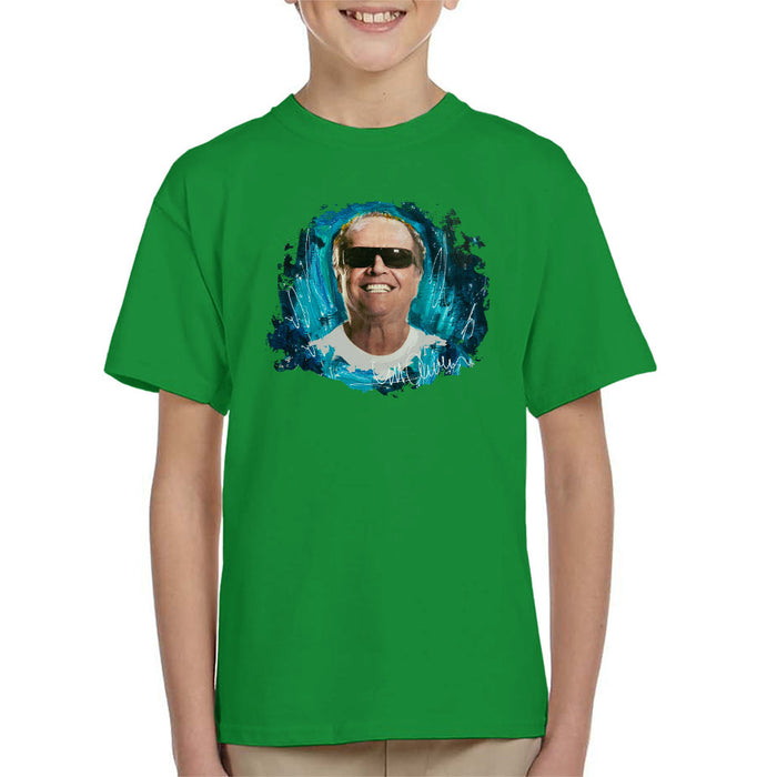Sidney Maurer Original Portrait Of Jack Nicholson Kid's T-Shirt