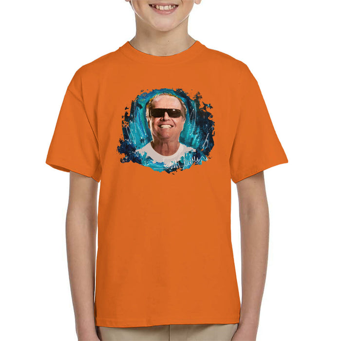 Sidney Maurer Original Portrait Of Jack Nicholson Kid's T-Shirt