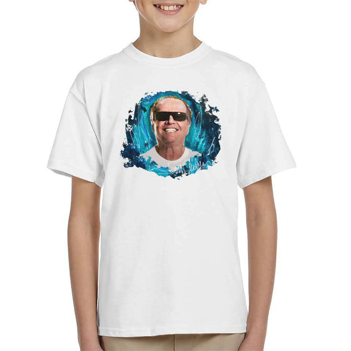 Sidney Maurer Original Portrait Of Jack Nicholson Kid's T-Shirt