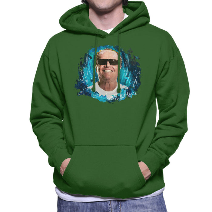 Sidney Maurer Original Portrait Of Jack Nicholson Men's Hooded Sweatshirt