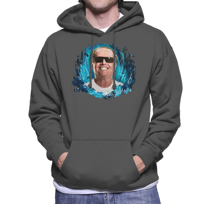 Sidney Maurer Original Portrait Of Jack Nicholson Men's Hooded Sweatshirt