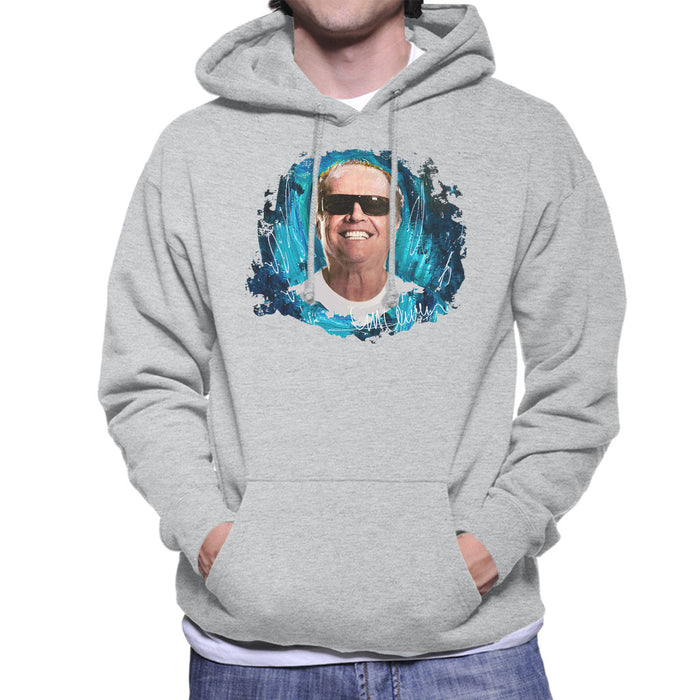 Sidney Maurer Original Portrait Of Jack Nicholson Men's Hooded Sweatshirt