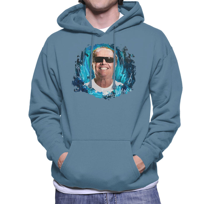 Sidney Maurer Original Portrait Of Jack Nicholson Men's Hooded Sweatshirt