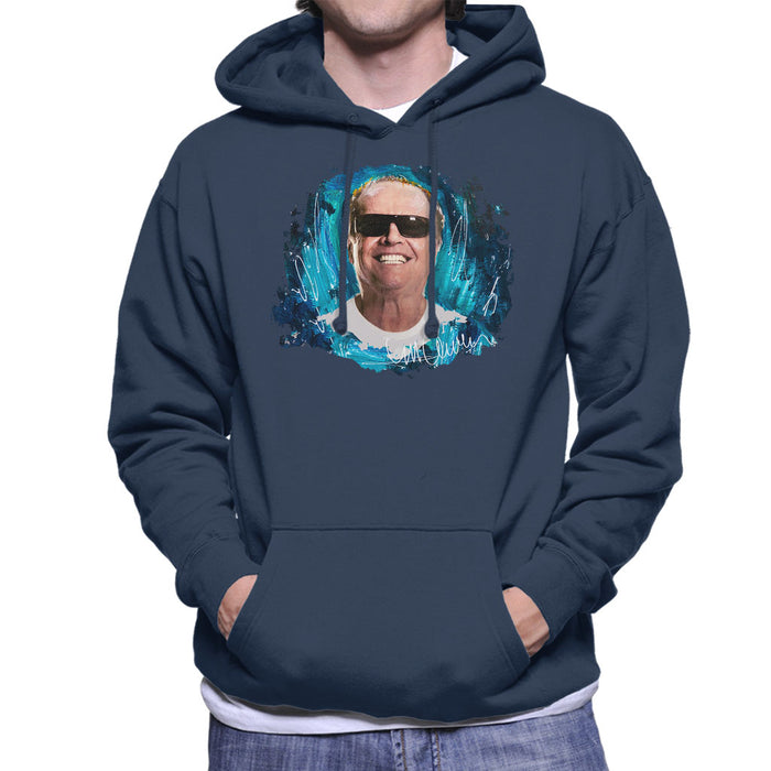 Sidney Maurer Original Portrait Of Jack Nicholson Men's Hooded Sweatshirt