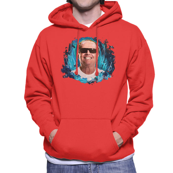 Sidney Maurer Original Portrait Of Jack Nicholson Men's Hooded Sweatshirt