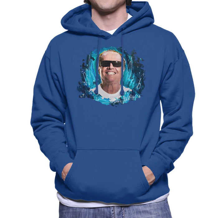 Sidney Maurer Original Portrait Of Jack Nicholson Men's Hooded Sweatshirt