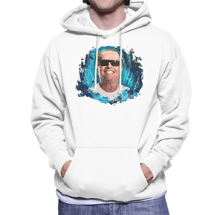 Sidney Maurer Original Portrait Of Jack Nicholson Men's Hooded Sweatshirt