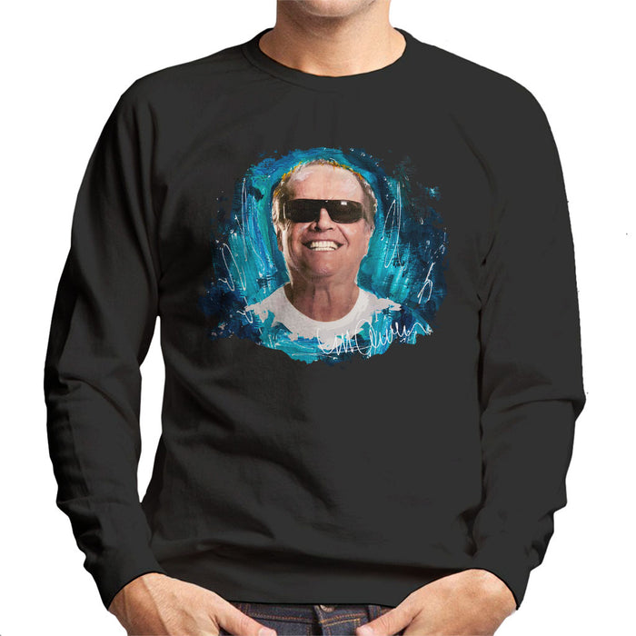 Sidney Maurer Original Portrait Of Jack Nicholson Men's Sweatshirt