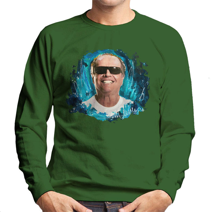 Sidney Maurer Original Portrait Of Jack Nicholson Men's Sweatshirt