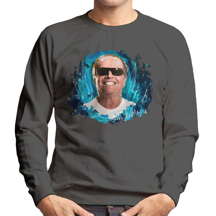 Sidney Maurer Original Portrait Of Jack Nicholson Men's Sweatshirt