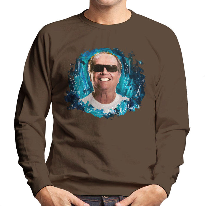 Sidney Maurer Original Portrait Of Jack Nicholson Men's Sweatshirt