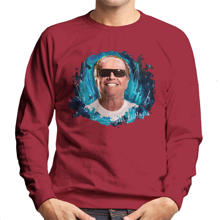 Sidney Maurer Original Portrait Of Jack Nicholson Men's Sweatshirt