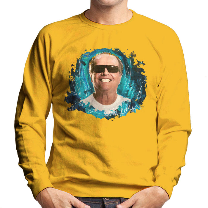Sidney Maurer Original Portrait Of Jack Nicholson Men's Sweatshirt