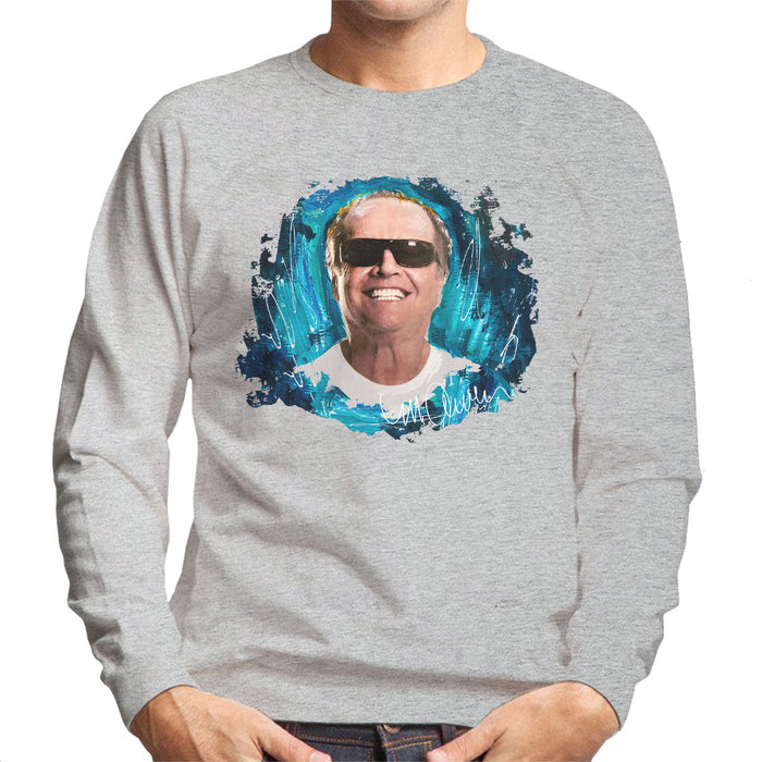 Sidney Maurer Original Portrait Of Jack Nicholson Men's Sweatshirt
