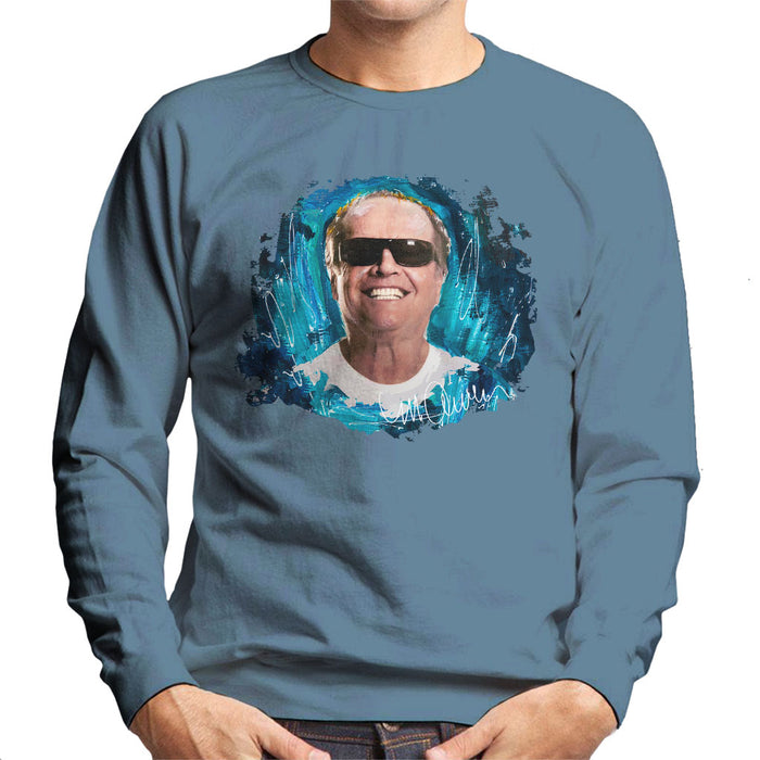 Sidney Maurer Original Portrait Of Jack Nicholson Men's Sweatshirt