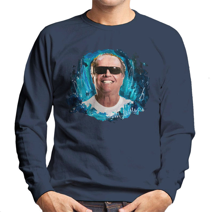 Sidney Maurer Original Portrait Of Jack Nicholson Men's Sweatshirt