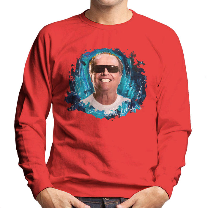 Sidney Maurer Original Portrait Of Jack Nicholson Men's Sweatshirt