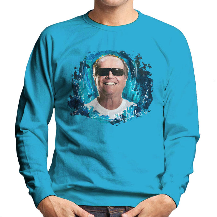 Sidney Maurer Original Portrait Of Jack Nicholson Men's Sweatshirt