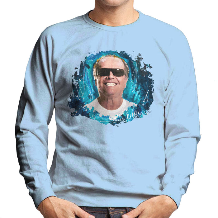 Sidney Maurer Original Portrait Of Jack Nicholson Men's Sweatshirt