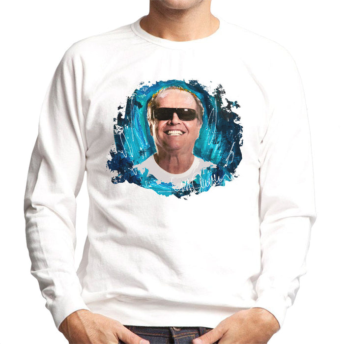 Sidney Maurer Original Portrait Of Jack Nicholson Men's Sweatshirt