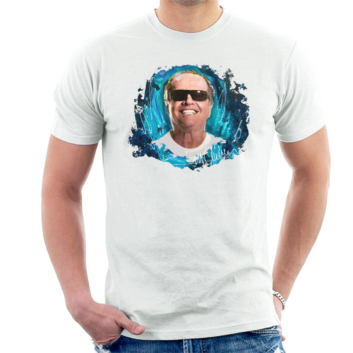Sidney Maurer Original Portrait Of Jack Nicholson Men's T-Shirt