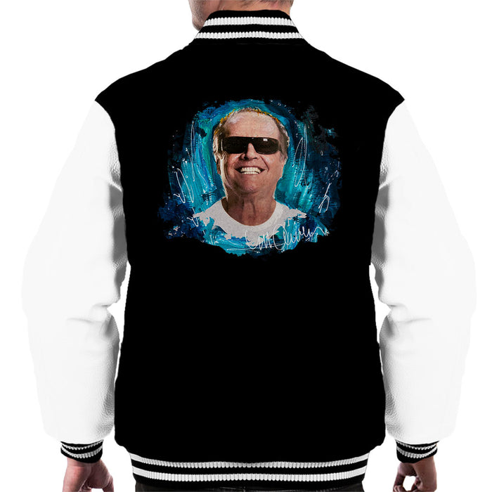 Sidney Maurer Original Portrait Of Jack Nicholson Men's Varsity Jacket