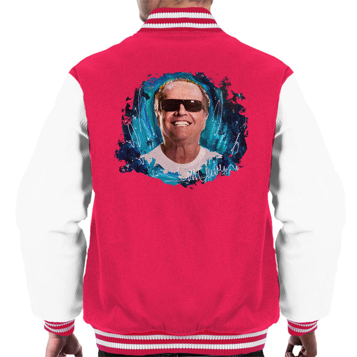 Sidney Maurer Original Portrait Of Jack Nicholson Men's Varsity Jacket
