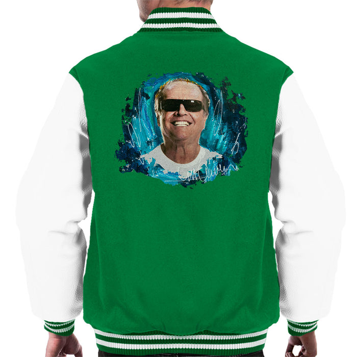 Sidney Maurer Original Portrait Of Jack Nicholson Men's Varsity Jacket