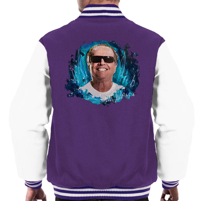 Sidney Maurer Original Portrait Of Jack Nicholson Men's Varsity Jacket