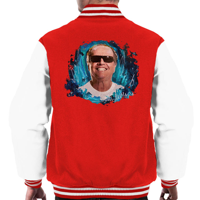 Sidney Maurer Original Portrait Of Jack Nicholson Men's Varsity Jacket