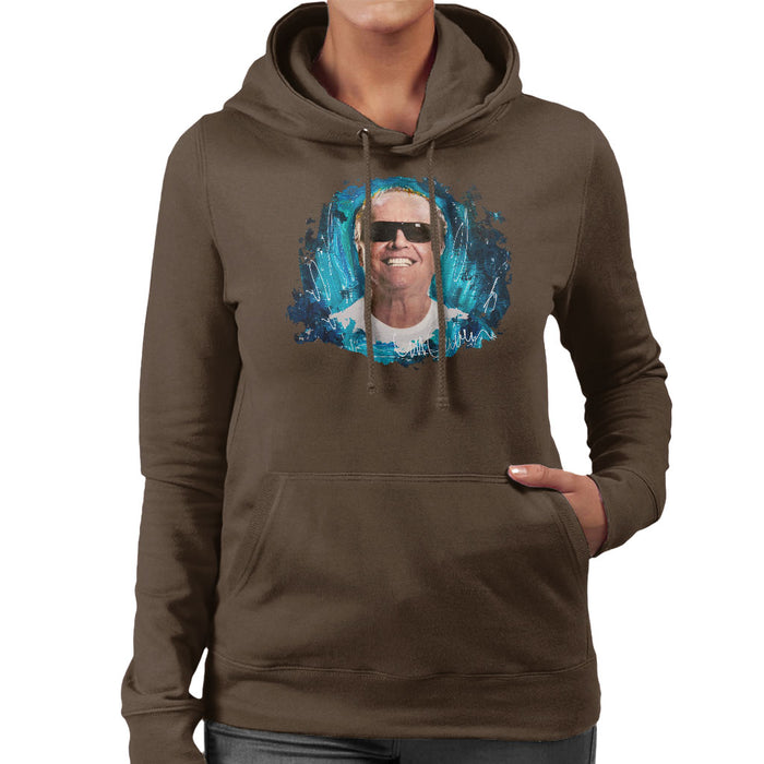 Sidney Maurer Original Portrait Of Jack Nicholson Women's Hooded Sweatshirt