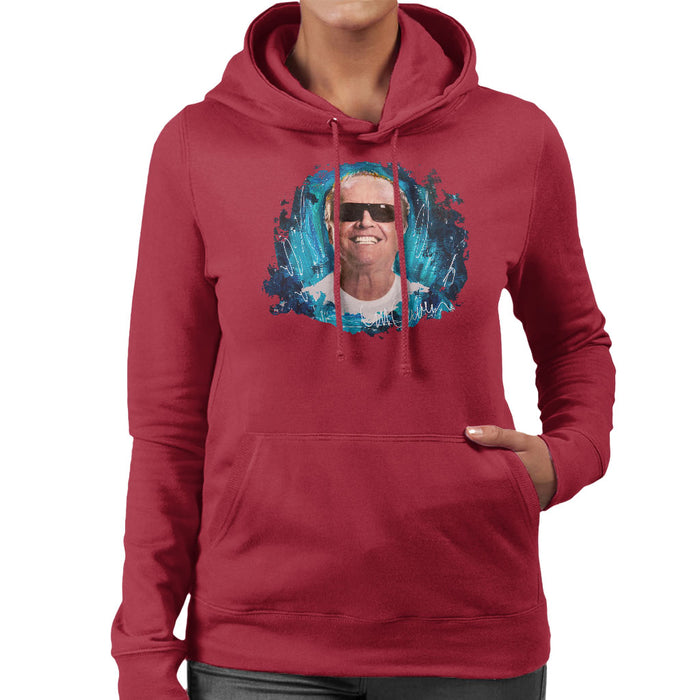 Sidney Maurer Original Portrait Of Jack Nicholson Women's Hooded Sweatshirt