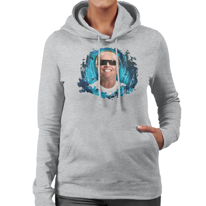 Sidney Maurer Original Portrait Of Jack Nicholson Women's Hooded Sweatshirt