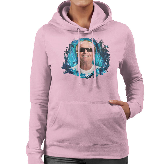 Sidney Maurer Original Portrait Of Jack Nicholson Women's Hooded Sweatshirt