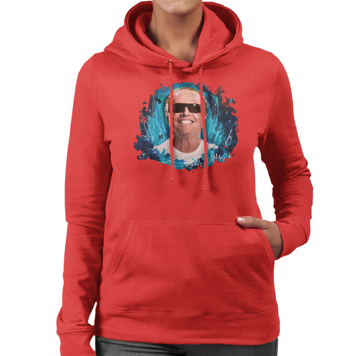 Sidney Maurer Original Portrait Of Jack Nicholson Women's Hooded Sweatshirt