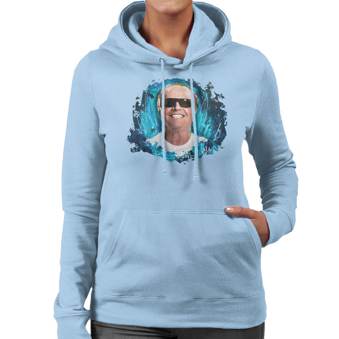 Sidney Maurer Original Portrait Of Jack Nicholson Women's Hooded Sweatshirt