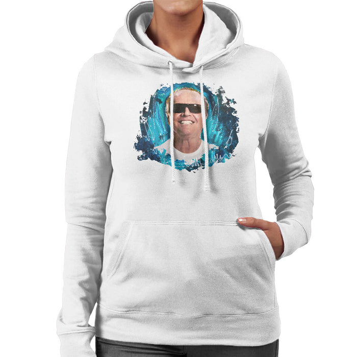 Sidney Maurer Original Portrait Of Jack Nicholson Women's Hooded Sweatshirt