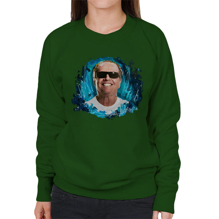 Sidney Maurer Original Portrait Of Jack Nicholson Women's Sweatshirt