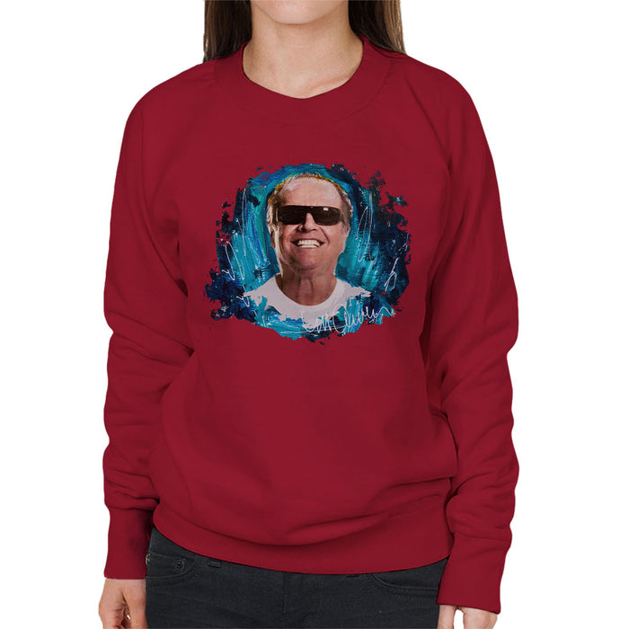 Sidney Maurer Original Portrait Of Jack Nicholson Women's Sweatshirt