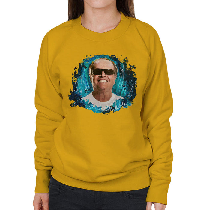 Sidney Maurer Original Portrait Of Jack Nicholson Women's Sweatshirt