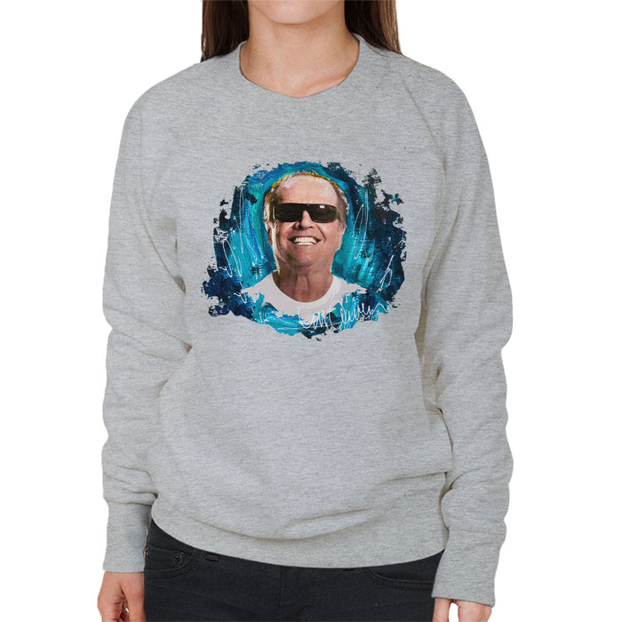 Sidney Maurer Original Portrait Of Jack Nicholson Women's Sweatshirt