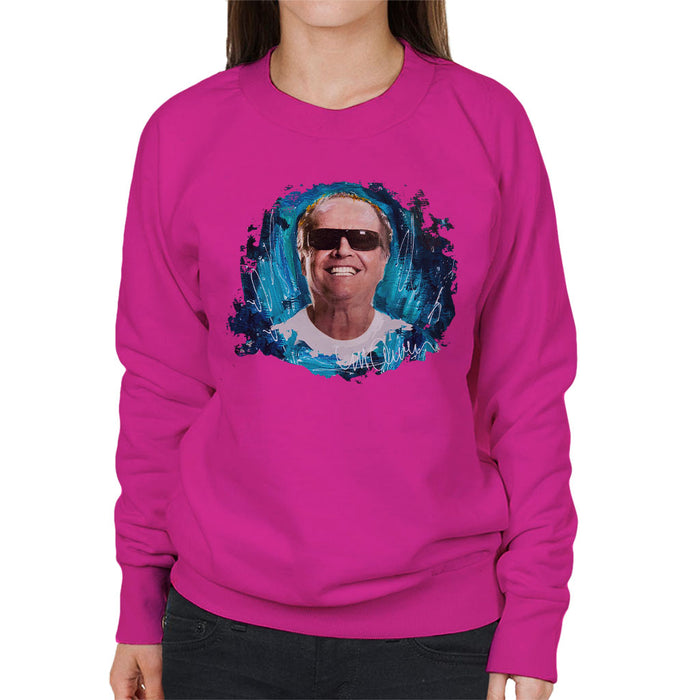 Sidney Maurer Original Portrait Of Jack Nicholson Women's Sweatshirt
