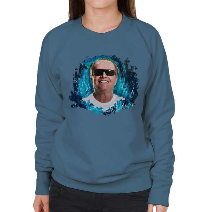 Sidney Maurer Original Portrait Of Jack Nicholson Women's Sweatshirt